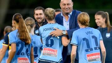 Sydney FC coach Ante Juric and his players are eyeing back-to-back A-League Women championships. (Steven Markham/AAP PHOTOS)