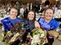 Wellington's Eliza Whiteley, Charlotte McGrory from Bourke and Orange's Paris Capell will represent Zone 6 in the Sydney Royal AgShows NSW Young Women Competition. Pictures by Samantha Townsend