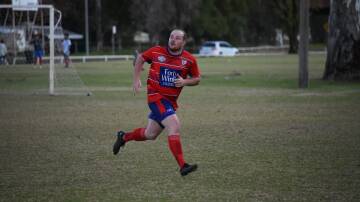 Orana Spurs' Jake Settree, pictured in 2023, scored one his side's three goals. Picture by Amy McIntyre
