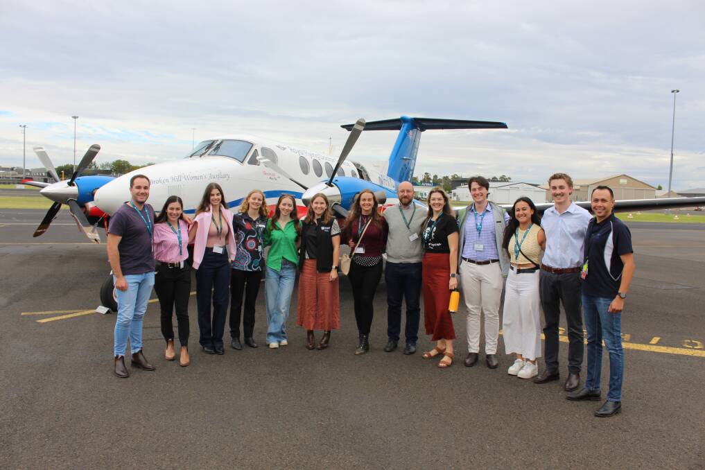 Medical cadets visited the Rural Flying Doctor Service while in Dubbo on the inaugural tour. Picture supplied
