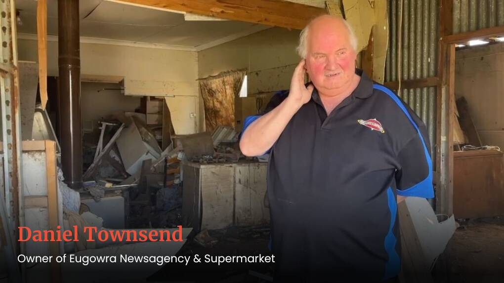 Sixth-generation Eugowra resident, Daniel Townsend says he knows there are people in the town who are 'at risk of suicide' following the flood one year ago. Picture by Emily Gobourg.