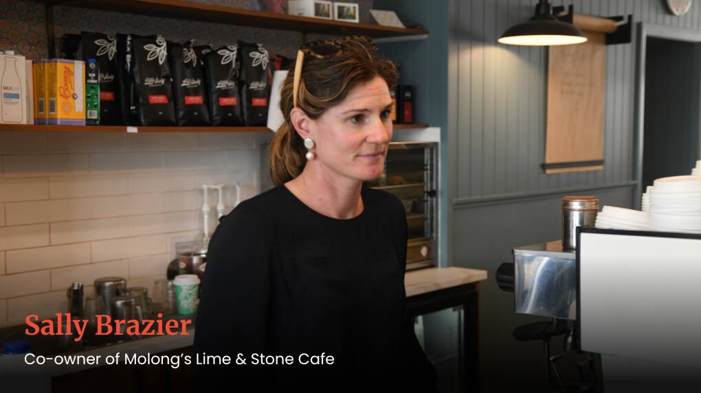 Co-owner of Molong's Lime & Stone Cafe, Sally Brazier says while she'd like to think the business would return after another flood, she's not confident the mental stamina would be there to do it all over again. Picture by Carla Freedman.