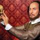 Was William Shakespeare aged 41, 52, 68 or 80 when he died? William Shakespeare wax figure in Madame Tussauds museum in Berlin, Germany. Picture Shutterstock