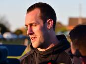 Isaah Yeo spoke to the media at a Penrith Panthers coaching clinic at George Park on Thursday, April 18. Picture by Alexander Grant