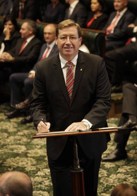 Troy Grant presented and debated a 10,000-signature petition requesting to mandate nurse to patient ratios. Photo: CONTRIBUTED