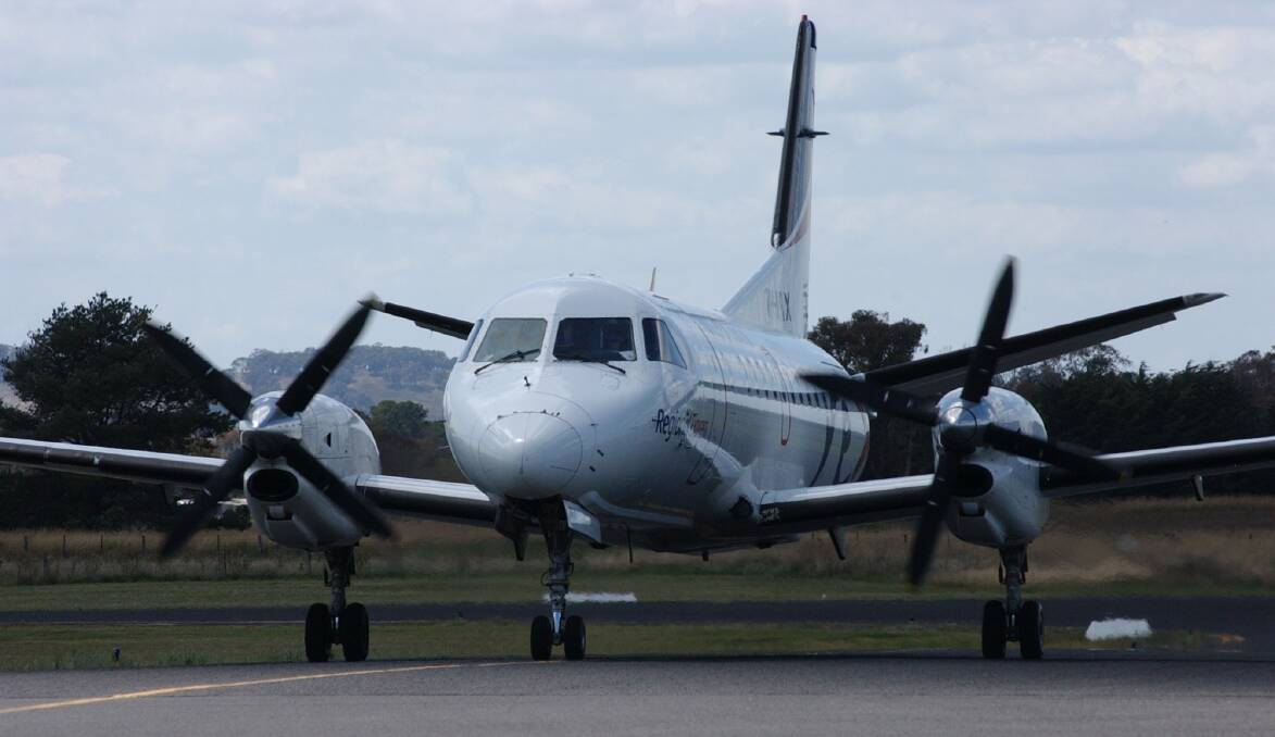 SAFE AND SOUND: The aircraft, with 23 passengers and three crew on board, departed Dubbo airport at 9.22am and landed at 10.12am flight was forced to make an emergency landing on Thursday. Photo: FILE PHOTO