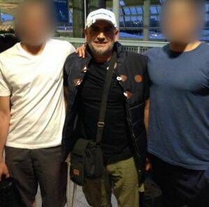 Khaled Khayat, pictured at Sydney Airport in 2014, is one of the men arrested. Photo: Supplied
