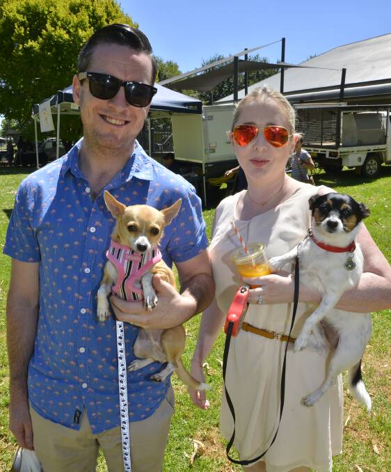 Sean and Sarah Madden with Jalepeno and Daisy.