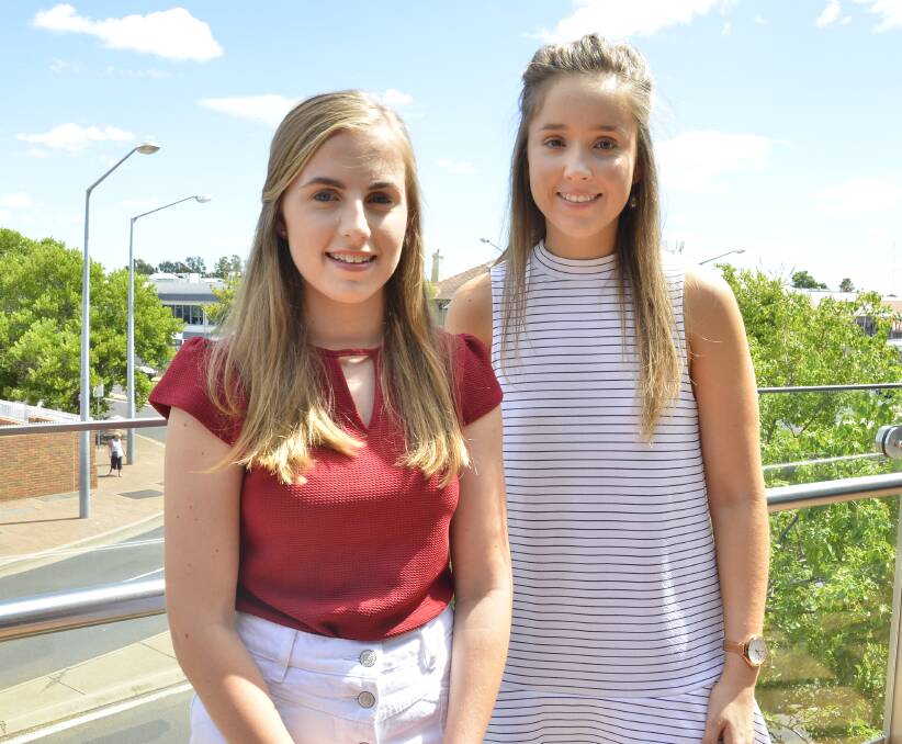Inspiring: Holly Taylor and Jessica Willmott spoke about their experiences walking the Kokda Trail at an International Women's Day luncheon at the Dubbo RSL on Thursday. Photo: Paige Williams