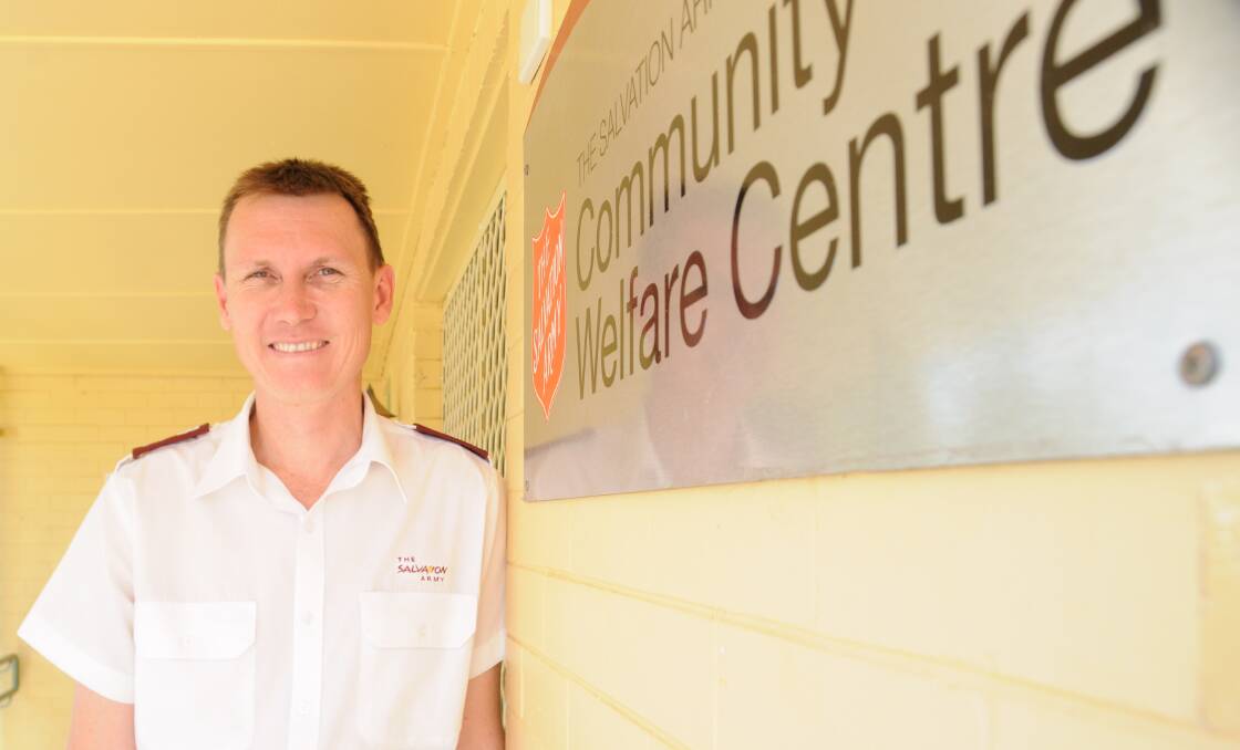 FEELING THE PINCH: Salvation Army Captain David Sutcliffe said he was shocked to hear 1.6 million people could not afford presents for their children. Photo: PAIGE WILLIAMS