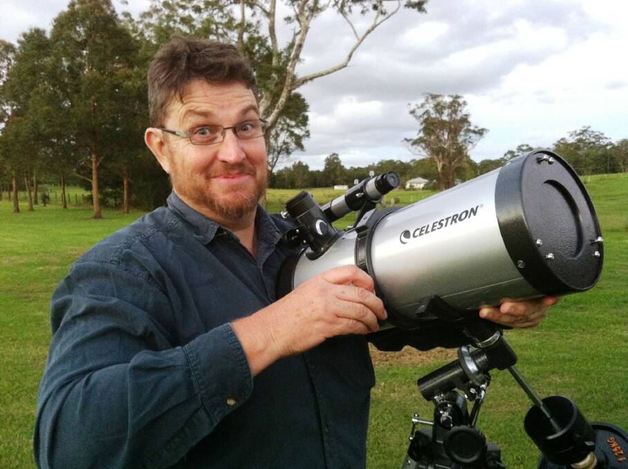 Did you get a telescope like this for Christmas? Photo: D Reneke.
