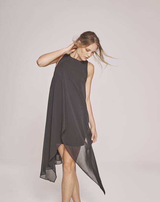 SHEER ELEGANCE: The Breeze Georgette Dress by Pol Clothing is available online from new shopping destination The Store by Fairfax.
