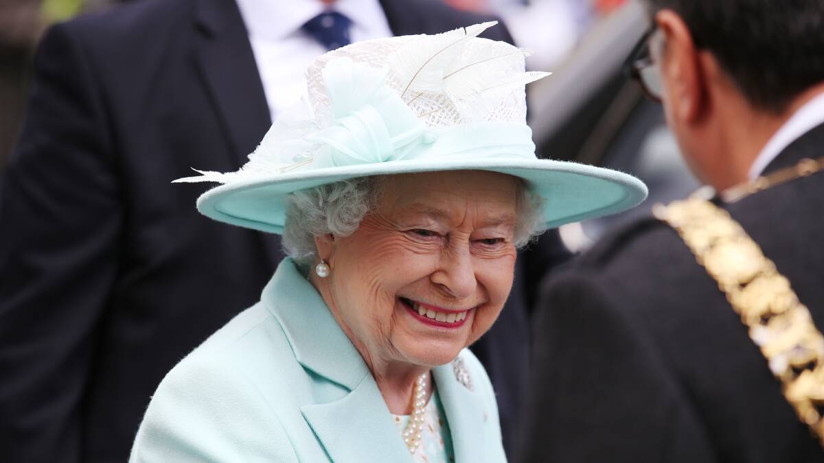 Out and about: Queen Elizabeth at a recent public appearance in the United Kingdom. Photo: GETTY IMAGES