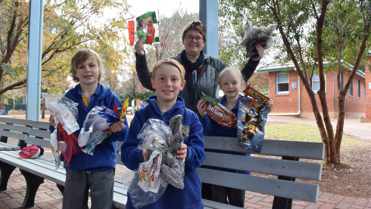 Waste Warriors: Students at Dubbo South Public School recently joined the campaign to reduce plastic bag use.