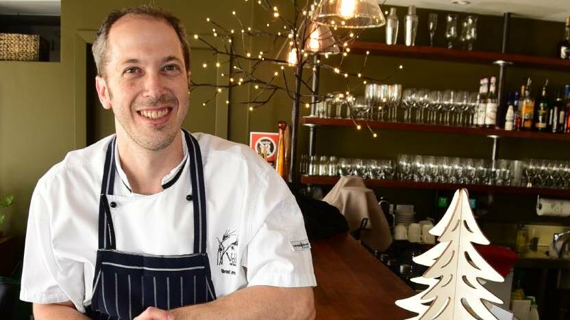 Chef's secrets: Veldt restaurant's Brad Myers shares some tips for the perfect Christmas feast. Photo: PAIGE WILLIAMS