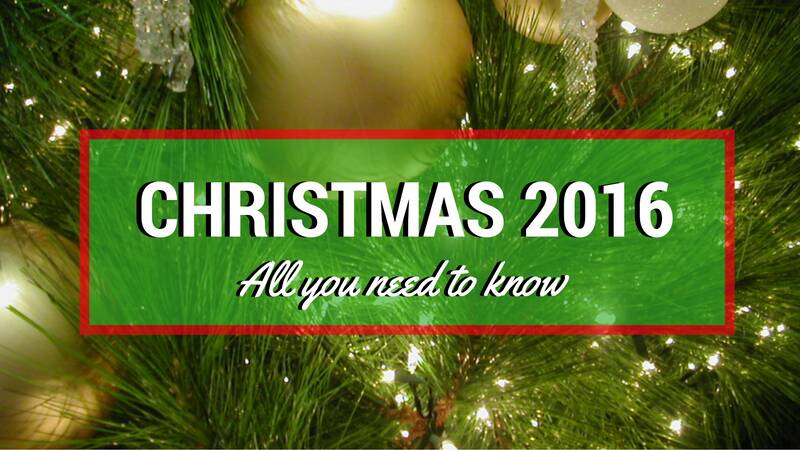 Celebrating Christmas 2016 | Map, Video