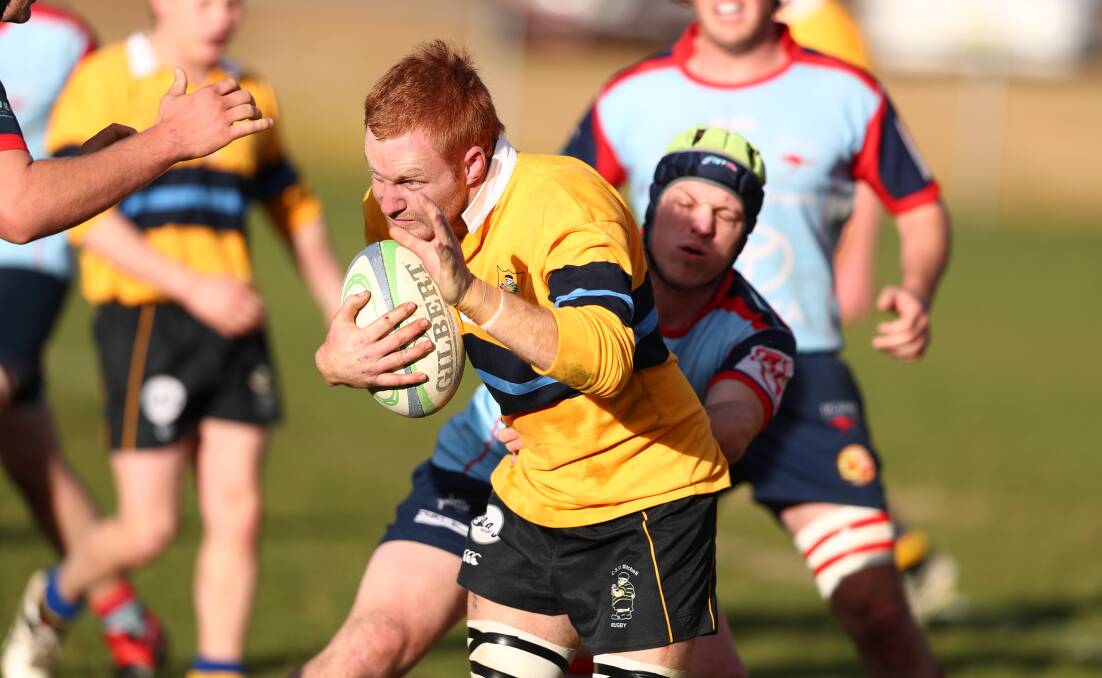 ON THE ROAD: Hugh Brooks and his fellow students will travel to Parkes on Saturday to take on the Boars in round 14 of the Blowes Clothing Cup. The students are hoping to upset their sixth-placed rivals. Photo: PHIL BLATCH 071517pcsu6