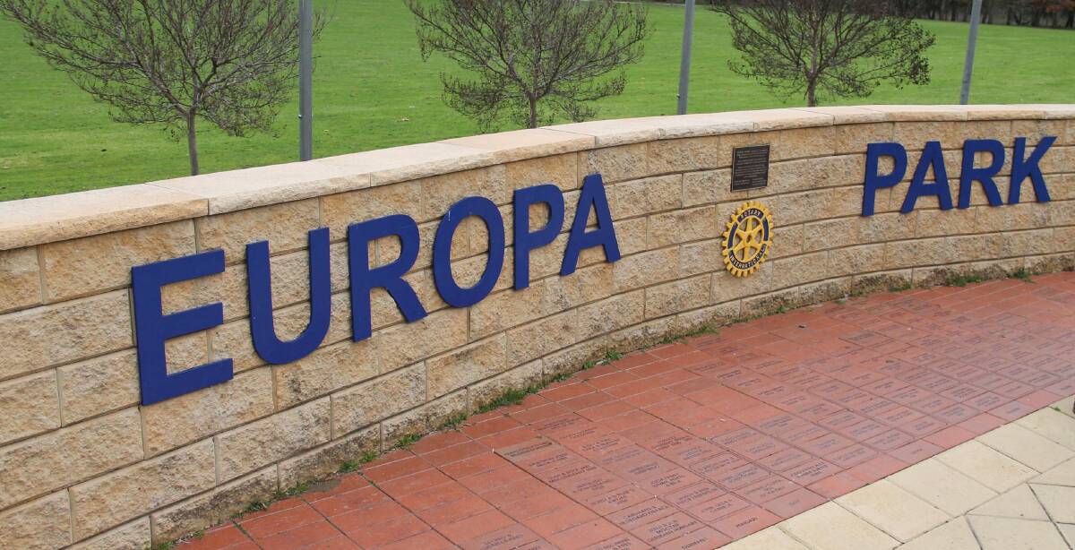 Europa Park … a Rotary Club of Cowra project.
