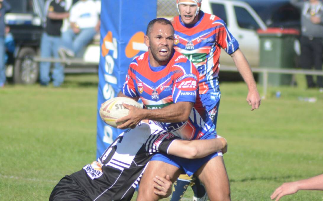 WHAT A GREAT GROUP: Parkes' Dennis Moran was thrilled to coach the NSW Koori under 16s side to a win over Queensland. 