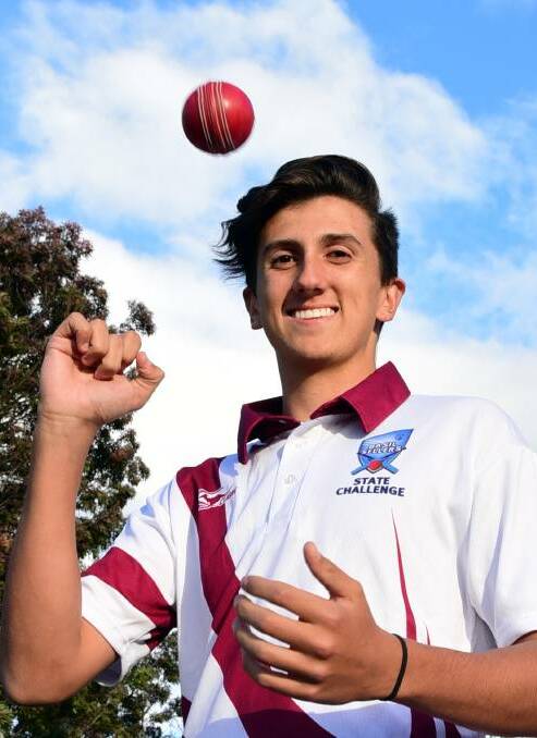 FOUR-FOR: Marty Jeffrey took a bag full of wickets for ACT/NSW Country.