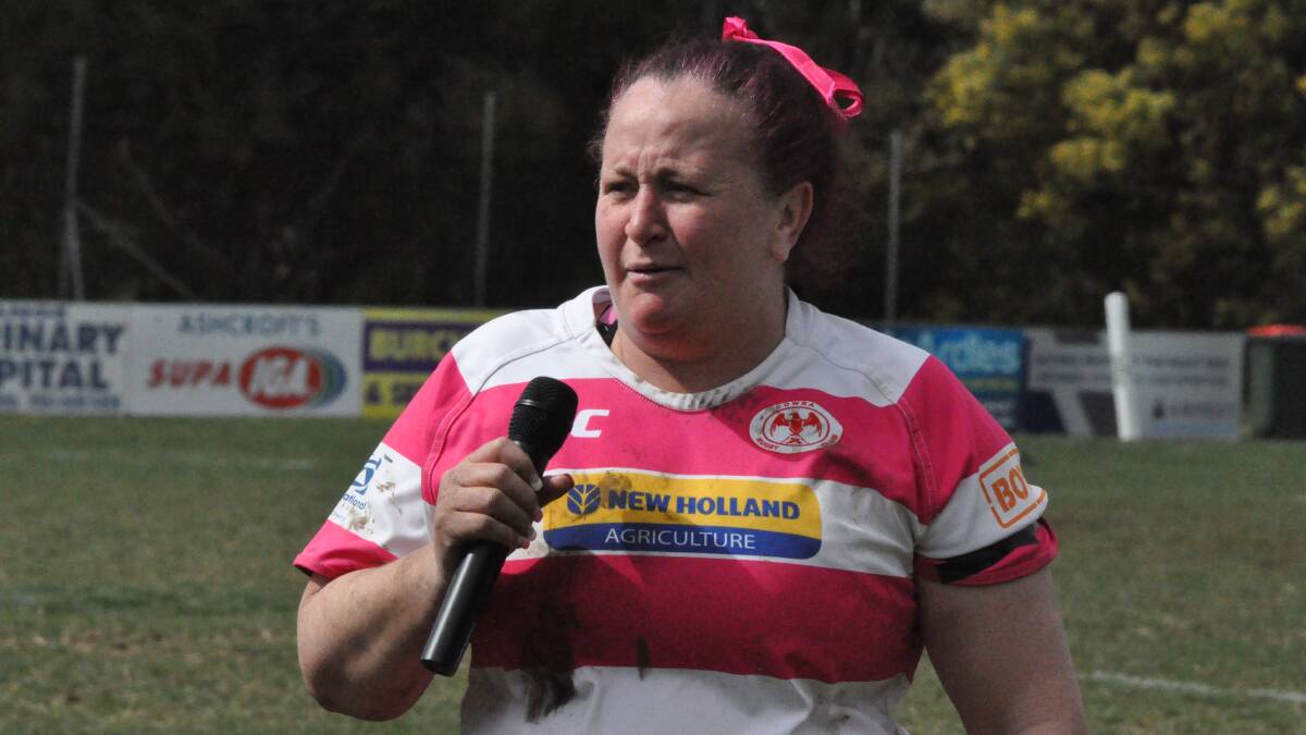 DON'T GO TO SEVENS: Cowra's Michelle Munro after her side's grand final. 