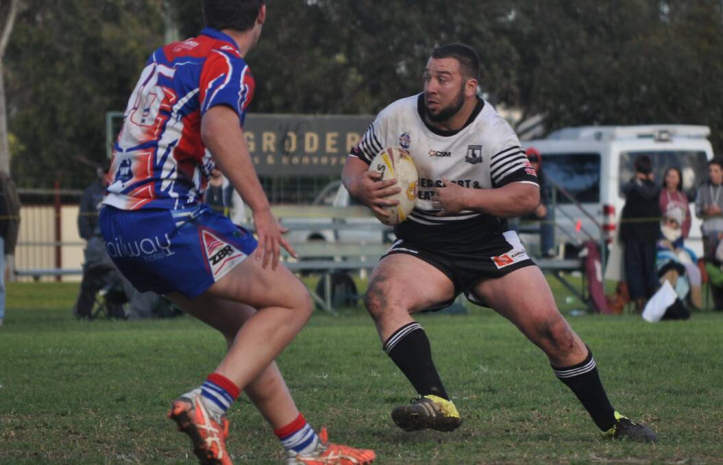 READY TO ROCK: Forbes front-rower Zac Merritt is confident he and the rest of his Magpies teammates are ready to take on CYMS in Sunday's Group 11 first grade grand final. Photo: NICK McGRATH