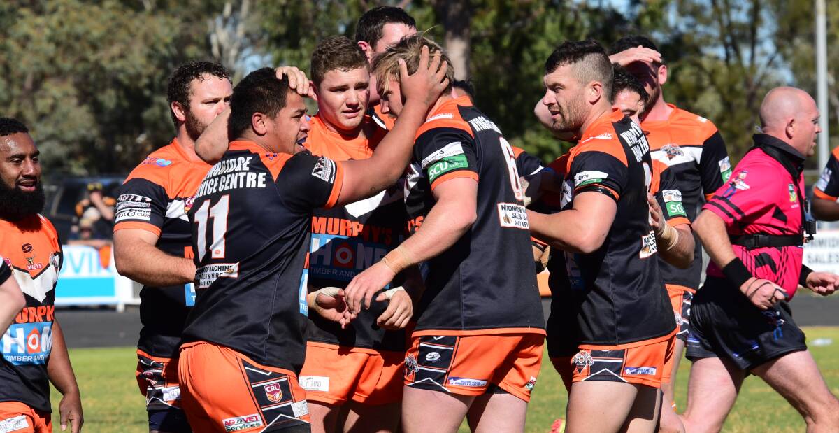 GET AROUND US: The Tigers are expecting a bumper crowd of Nyngan supporters at Caltex Park for Sunday's grand final qualifier. Photo: BELINDA SOOLE