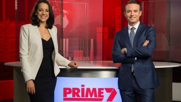 Tandem anchors: Madelaine Collignon and Kenny Heatley, new presenters of Prime7's five local news bulletins in regional NSW. 
