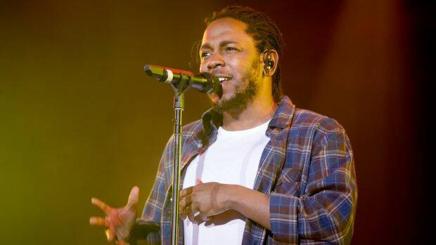 Rapper Kendrick Lamar divided the Bluesfest audience when he performed in March this year. Photo: Edwina Pickles

