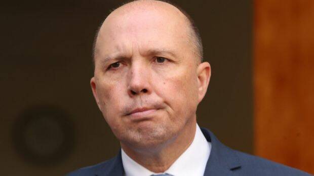 Immigration Minister Peter Dutton said Manus Island will close by the end of October  Photo: Andrew Meares
