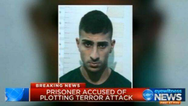 Prisoner allegedly planning terrorist act