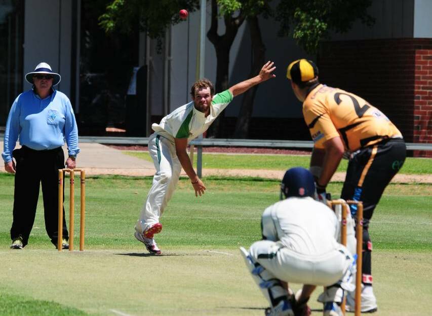 Talented all-round sportsman Ryan Medley bowling for CYMS.