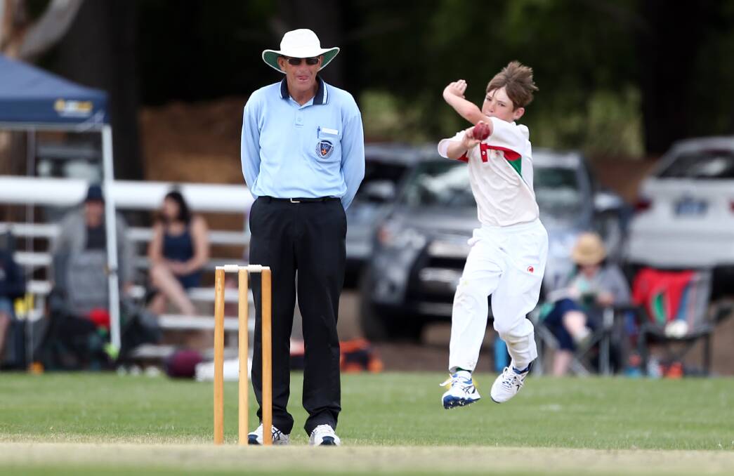STEAMING IN: Parkes' Ryan Dunford prepares to send one down for Western in his side's first win of the tournament. Photo: ANDREW MURRAY
