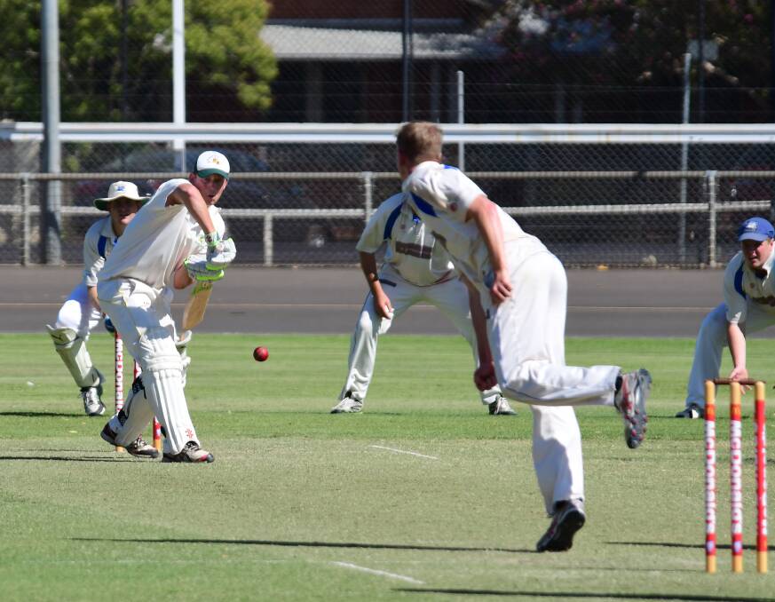 DROUGHT TO END: Mat Finlay at the crease for South Dubbo in last weekend's semi-final against Macquarie. Photo: BELINDA SOOLE