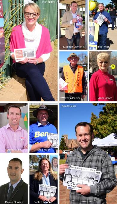 COUNCILLORS: The 10 candidates elected to form the first Dubbo Regional Council will be sworn in on September 25.