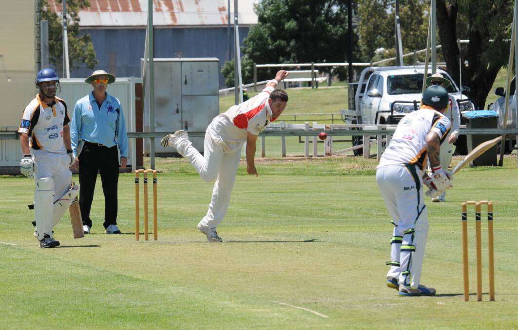 Ben Semmler bagged two wickets for RSL-Colts as they got their RSL-Whitney Cup season back on track on Saturday. Photo: PAIGE WILLIAMS