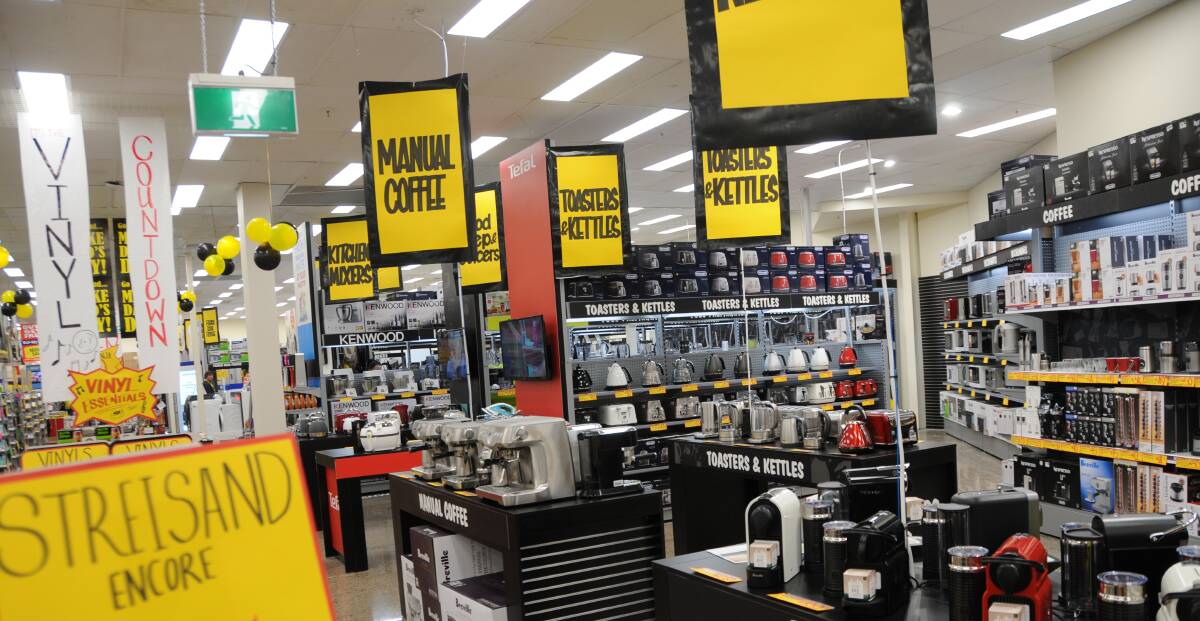 The large floor space of the old Bernardi's IGA site in Orana Mall makes for a roomy layout inside the new JB Hi-Fi Home store.