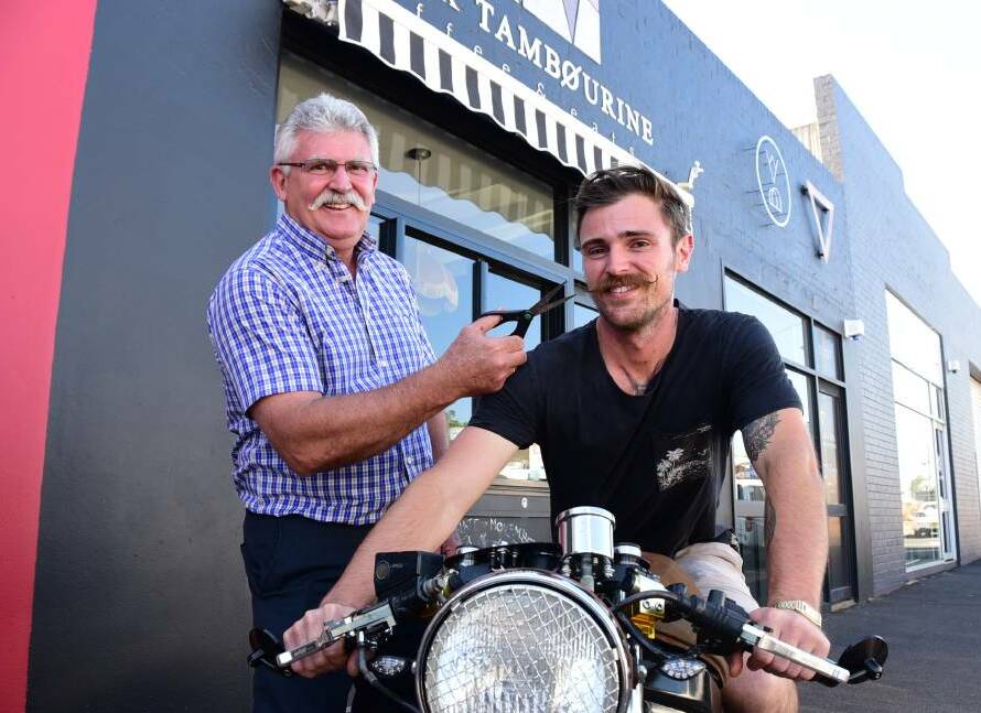 The father-and-son duo of Peter and Ben Cluff were the local faces of Movember in 2016.
