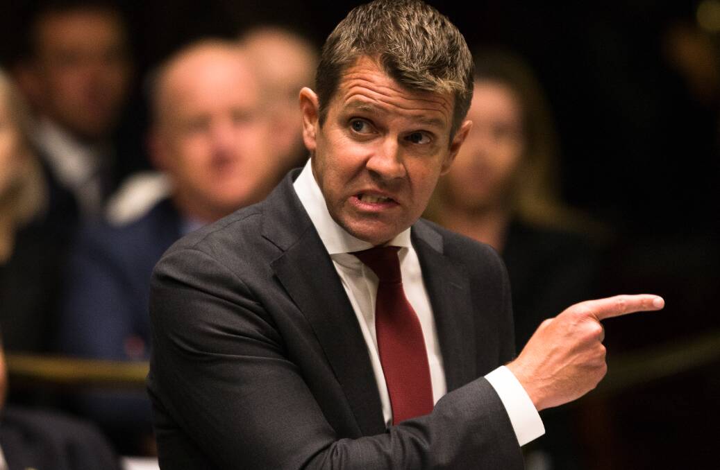 STANDING FIRM: Mike Baird said the shutdown of the greyhound industry shows his government is willing to make tough decisions.
