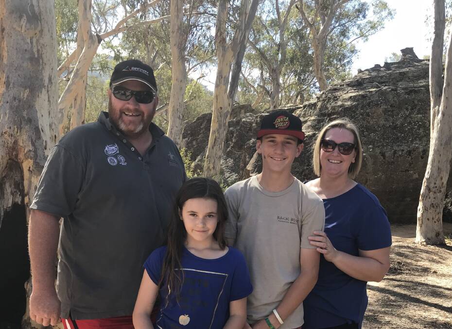 GOOD CAUSE: The community is raising money to help Jason Smith, Georgia Smith, Brae Smith and Anthea Smith travel Australia. Photo: CONTRIBUTED.