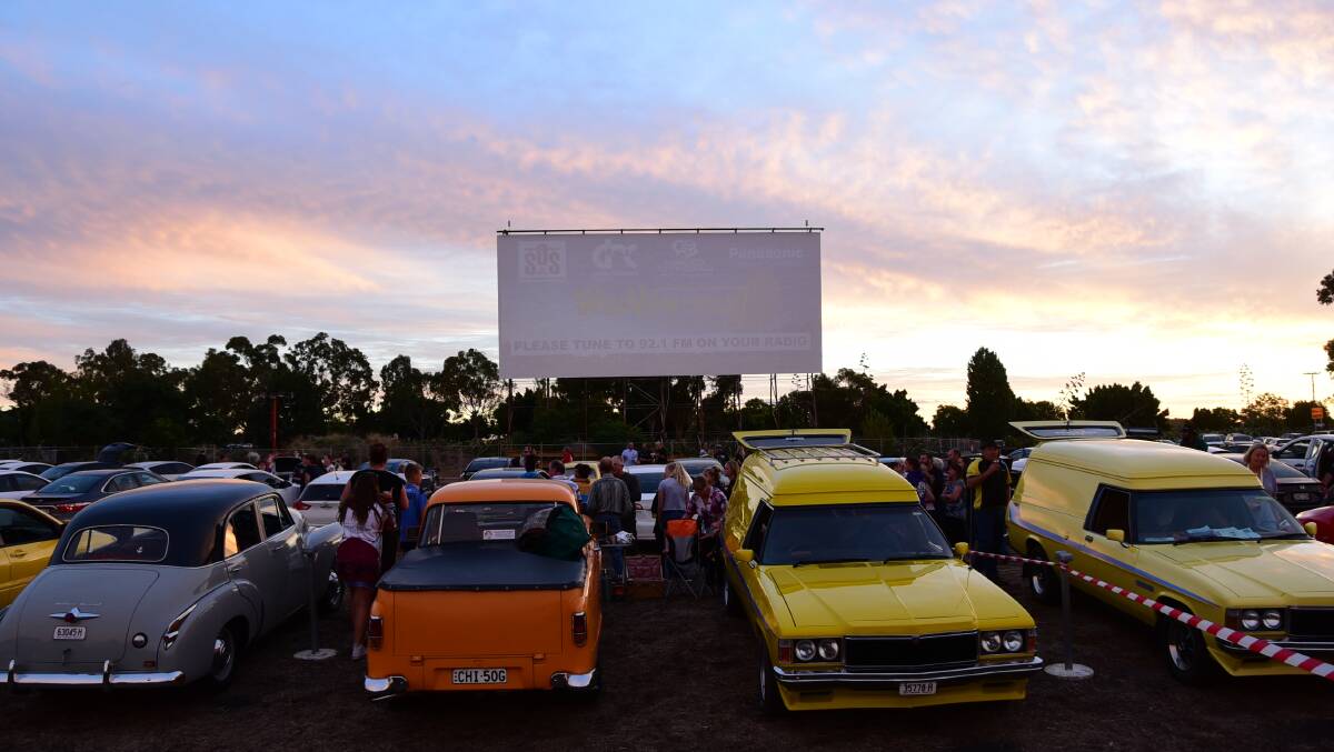 TIME WARP: Classic cars featured among thousands as they filed into the Westview Drive-In over the weekend. Photo: PAIGE WILLIAMS