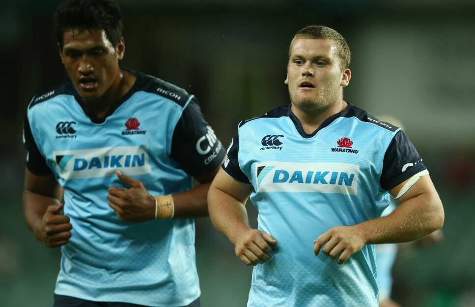 CENTRAL WEST GRADUATE: Tom Robertson (right) is looking forward to giving back to the region on the Waratahs' tour next year. Photo: GETTY IMAGES