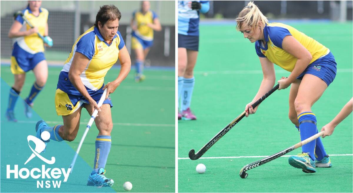 MAKING THE GRADE: Deb Orrock and Leanne Kennewell are two of the current and former Orange guns named in NSW Masters teams. Photos: JUDE KEOGH