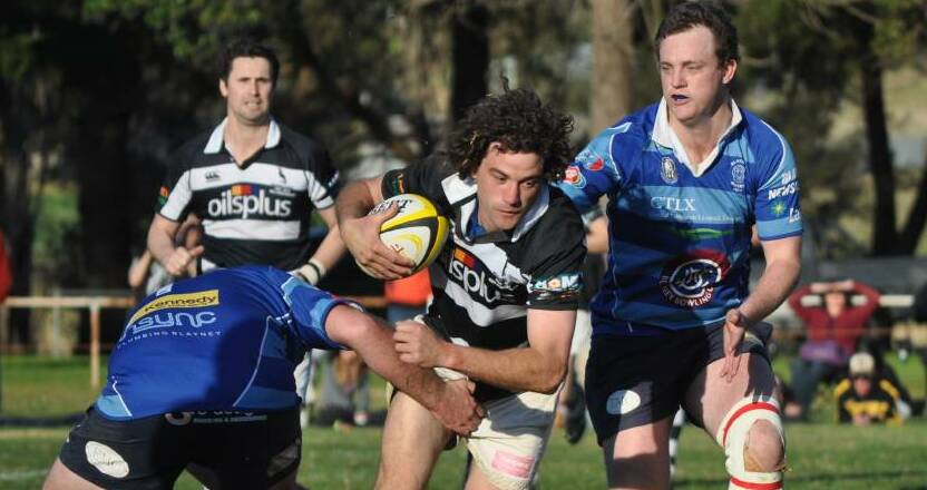 TRY-SCORER: Molong gun Kyle Travis and his Magpies are one step away from another grand final appearance after winning Saturday's minor semi-final. Photo: NICK McGRATH