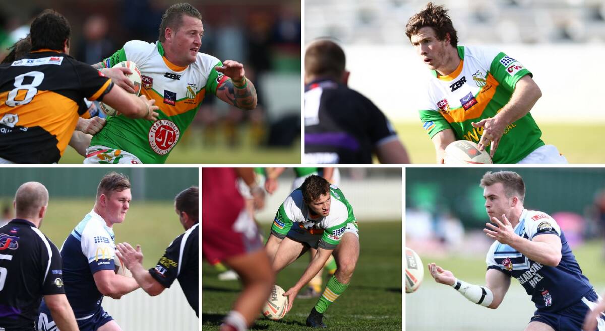 RAM IT HOME: (Clockwise) Chris Bamford, Tom Satterthwaite, Jedd Kennedy, Ryan Griffin and Ethan McKellar were all named in Western's squads. Photos: PHIL BLATCH