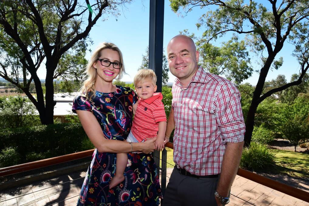 CHANGE OF SCENERY: Doctor Natalie Holden has returned to Dubbo with 18-month old Jasper and her husband Dane. Photo: BELINDA SOOLE