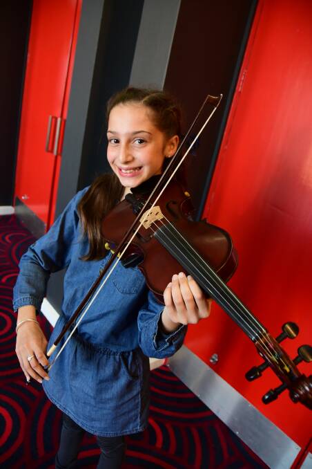 MARVELLOUS MUSICIAN: Violinist Rafaella Jones won the graded string solo for preliminary and first grades at the Dubbo eisteddfod. Photo: BELINDA SOOLE