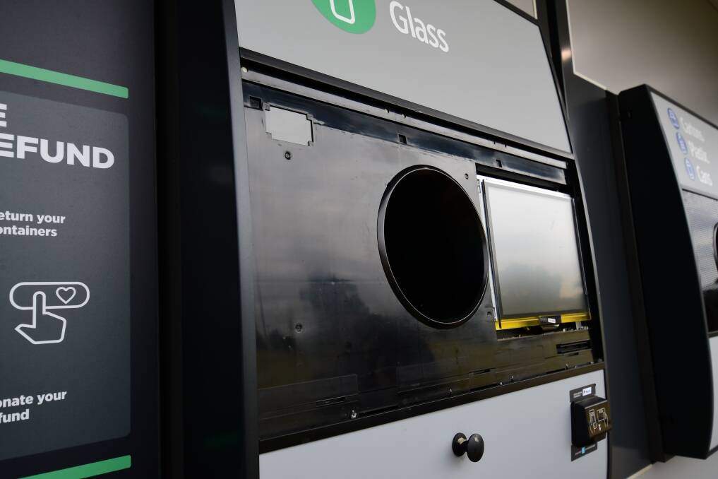 Vandals attack reverse vending machine at Victoria Park