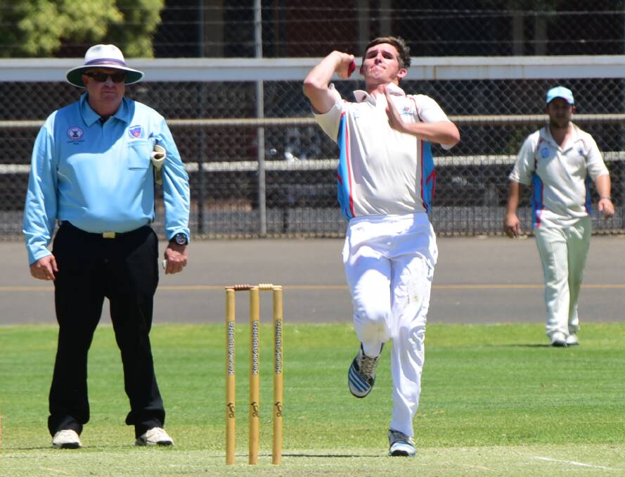 Jacob Hill got among the wickets for Rugby in their RSL-Whitney Cup match against RSL-Colts.