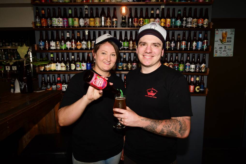 LABOUR OF LOVE: The Monkey Bar owners Cass and Tim Smith are organising Dubbo's first Beers to the Bush festival on Saturday. Photo: BELINDA SOOLE